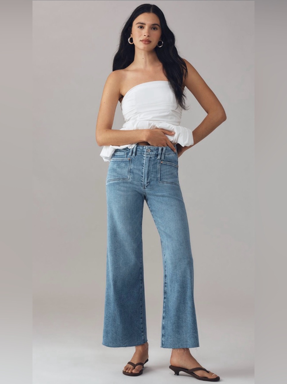 ✨Paige (NWT) Anessa High Rise Wide Leg Jeans Size 28✨